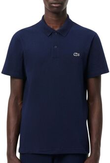 Lacoste Ribbed Collar Polo Heren blauw - S