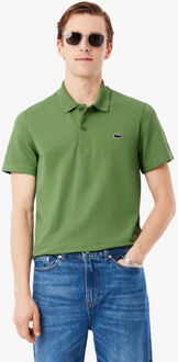 Lacoste Ribbed Collar Polo Heren groen - S