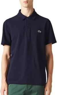 Lacoste Ribbed Collar Polo Heren navy - XS