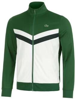 Lacoste Ritssluiting Sweatshirt voor Duurzaamheid en Comfort Lacoste , Green , Heren - L,M,S