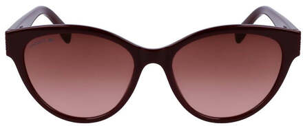 Lacoste Rode Geëxtrudeerde Zonnebril Rood