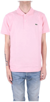 Lacoste Roze Poloshirt voor Heren Lacoste , Pink , Heren - 2Xl,Xl,L,M,S