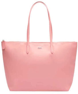 Lacoste Roze Shopper met Rits Lacoste , Pink , Dames - ONE Size