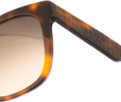 Lacoste Schmetterlingsförmige Acetat-Sonnenbrille L970S Damen Bruin