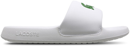 Lacoste Serve 1.0 Badslippers Heren wit - groen - 40 1/2