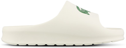 Lacoste Serve 2.0 Badslippers Heren off white - groen - 42