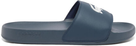 Lacoste Serve Slide Badslippers donkerblauw - 40.5,42,43,44.5,46,47