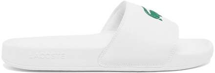 Lacoste Serve Slide Badslippers wit - 42