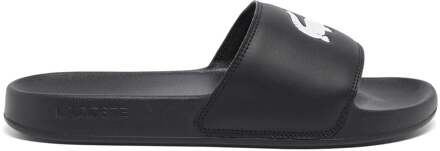 Lacoste Serve Slide Badslippers zwart - 42