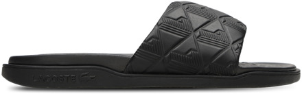 Lacoste Serve Slide Dual Slippers en Sandalen Heren - Zwart - Maat 40.5 - Plastic Black
