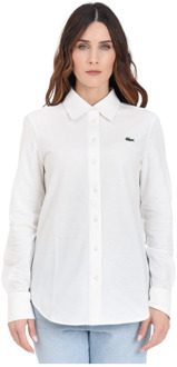 Lacoste Shirts Lacoste , White , Dames - 2Xl,Xl,3Xl