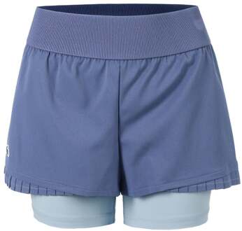 Lacoste Shorts Dames-Donkerblauw,Lichtblauw - L