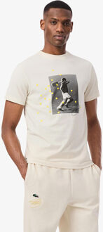 Lacoste Signature T-shirt Heren wit - L