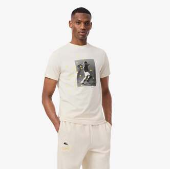 Lacoste Signature T-shirt Heren wit - S,M,L,XL,XXL