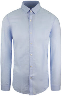 Lacoste Slim Fit Heren Blauw Overhemd - maat