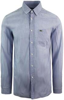 Lacoste Slim Fit Heren Blauw Overhemd