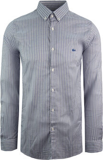 Lacoste Slim Fit Heren Blauw Overhemd