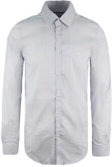 Lacoste Slim Fit Heren Blauw/Wit Overhemd