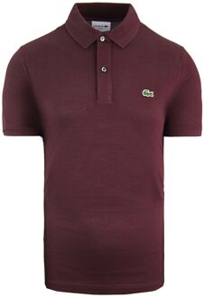 Lacoste Slim Fit Heren Bourgondisch Polo Shirt Bourgogne