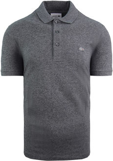Lacoste Slim Fit Heren Grijs Poloshirt - maat XS