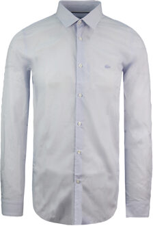 Lacoste Slim Fit Heren Overhemd Lichtblauw - M