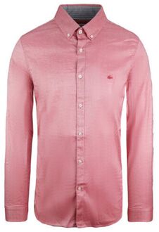 Lacoste Slim Fit Heren Roze Oxford Overhemd