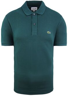 Lacoste Slim Fit Heren Teal Poloshirt Groen