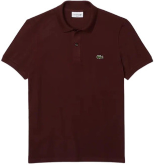 Lacoste Slim Fit Polo Shirt, Stijl ID: L1212-Bzd Lacoste , Purple , Heren