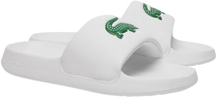 Lacoste Slippers Serve Slide 1.0 749CMA002108261-WHT/GRN Wit / Groen-40.5 maat 40.5