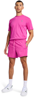 Lacoste Small Croc T-shirts Heren - Roze - Maat XS Pink