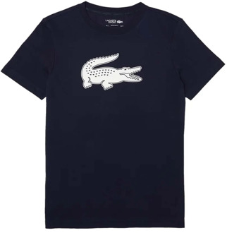 Lacoste Sport T-Shirt Jersey Donkerblauw Lacoste , Blauw , Heren - Xl,L,M