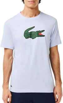 Lacoste Sport Ultra-Dry Croc Shirt Heren lichtblauw - groen - M