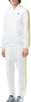 Lacoste Stijlvol wit polyester trainingspak Lacoste , White , Heren - 2Xl,Xl,L,M,S,Xs