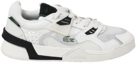 Lacoste Stijlvolle Herensneakers Lacoste , White , Heren - 41 1/2 Eu,42 Eu,40 1/2 Eu,43 1/2 EU