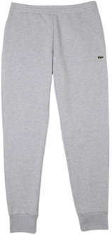 Lacoste Stijlvolle Sweatpants voor Mannen Lacoste , Gray , Heren - 2Xl,L,M,S