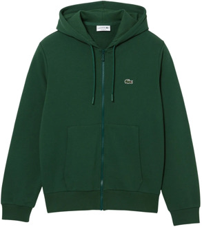 Lacoste Stijlvolle Sweatshirt met Ritssluiting Lacoste , Green , Heren - XL