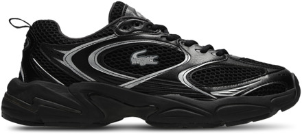 Lacoste Storm 2k Sneakers Heren - Zwart - Maat 42.5 - Textil, Leer, Synthetisch Black