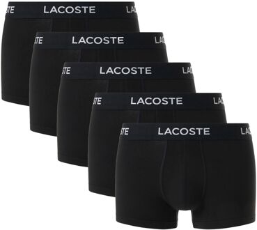 Lacoste Stretchcotton Trunk Boxershorts Heren (5-pack) - L