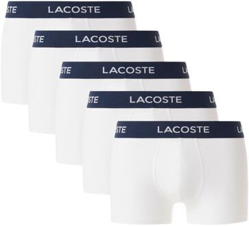 Lacoste Stretchcotton Trunk Boxershorts Heren (5-pack) - XL