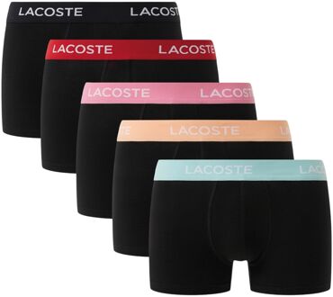 Lacoste Stretchcotton Trunk Boxershorts Heren (5-pack) - XL