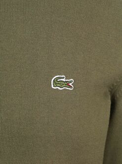 Lacoste Sweater Crewneck Olive Groen - L,M,S,XL,XXL