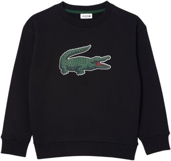 Lacoste Sweater Junior zwart - groen - 140