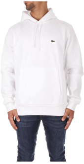 Lacoste Sweater Met Capuchon Heren wit - L