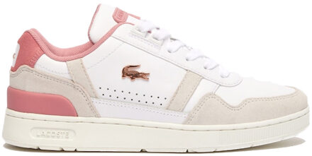 Lacoste T-Clip 124 sneakers dames Wit dessin - 37