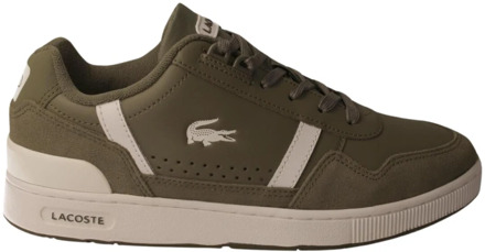 Lacoste T-clip leren sneakers Lacoste , Green , Heren - 42 Eu,41 Eu,40 EU