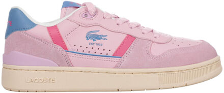 Lacoste T-Clip Set Vrijtijdsschoen Dames-pink, blauw roze - 36,37,37.5,38,39,39.5,40,40.5,41,42