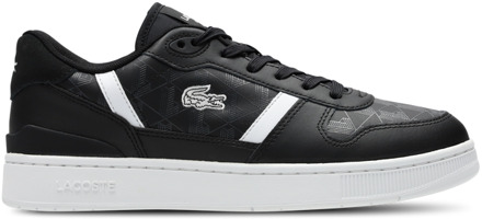 Lacoste T-clip Sneakers Heren - Zwart - Maat 40.5 - Leer Black