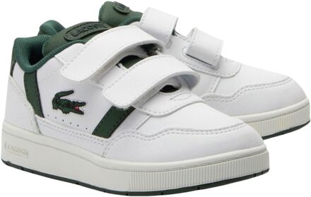 Lacoste T-Clip Sneakers Junior wit - groen - 24