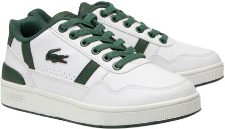 Lacoste T-Clip Sneakers Junior wit - groen - 28