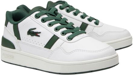 Lacoste T-Clip Sneakers Junior wit - groen - 30